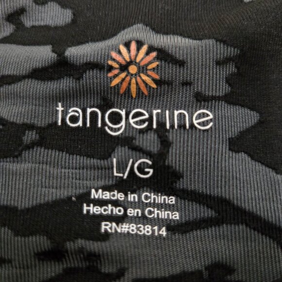 Tangerine Womens Black w/Gray Back Tank Top Size Large - Picture 4 of 6